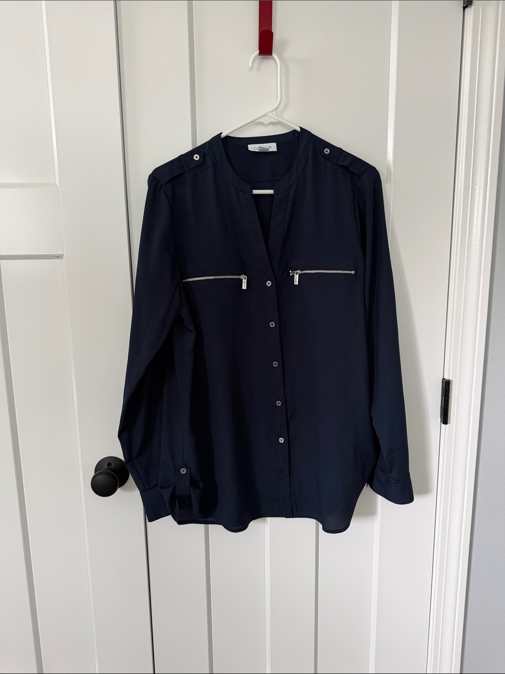 Calvin Klein Dark Navy Top with Clean Label
